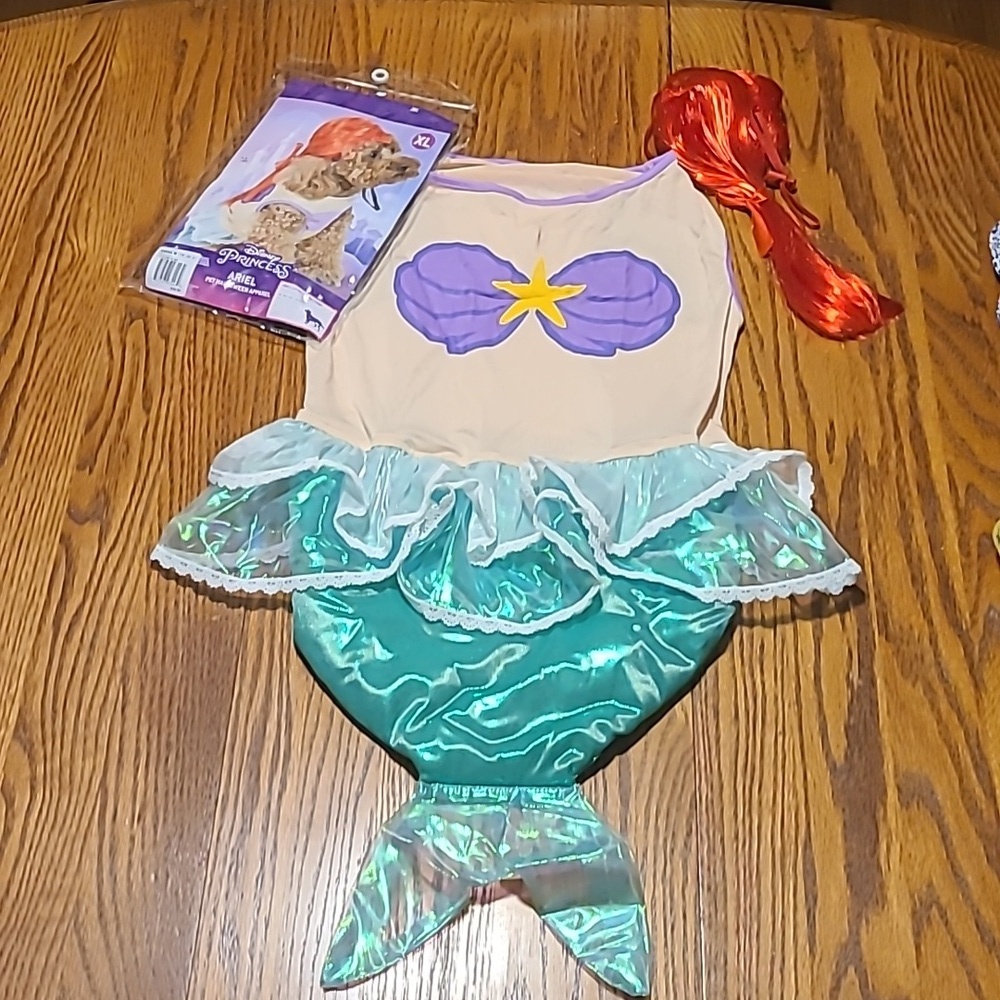NIP Disney Princess Ariel Dog Halloween Costume